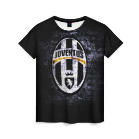 Женская футболка 3D с принтом Juventus2 в Тюмени, 100% полиэфир ( синтетическое хлопкоподобное полотно) | прямой крой, круглый вырез горловины, длина до линии бедер | football | juve | juventus | seria a | бьянконери | серия а | футбол | чемпионат италии | юве | ювентус