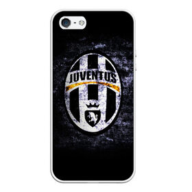 Чехол для iPhone 5/5S матовый с принтом Juventus2 в Тюмени, Силикон | Область печати: задняя сторона чехла, без боковых панелей | Тематика изображения на принте: football | juve | juventus | seria a | бьянконери | серия а | футбол | чемпионат италии | юве | ювентус