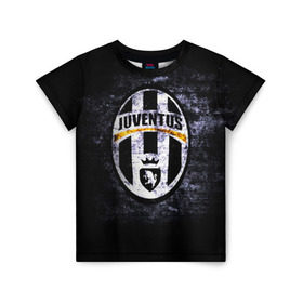 Детская футболка 3D с принтом Juventus2 в Тюмени, 100% гипоаллергенный полиэфир | прямой крой, круглый вырез горловины, длина до линии бедер, чуть спущенное плечо, ткань немного тянется | football | juve | juventus | seria a | бьянконери | серия а | футбол | чемпионат италии | юве | ювентус