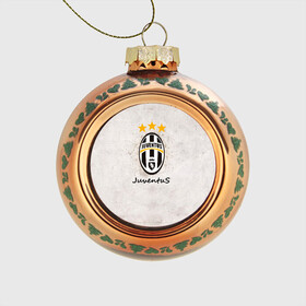 Стеклянный ёлочный шар с принтом Juventus3 в Тюмени, Стекло | Диаметр: 80 мм | football | juve | juventus | seria a | бьянконери | серия а | футбол | чемпионат италии | юве | ювентус