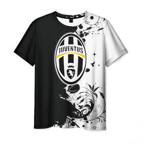 Мужская футболка 3D с принтом Juventus4 в Тюмени, 100% полиэфир | прямой крой, круглый вырез горловины, длина до линии бедер | Тематика изображения на принте: football | juve | juventus | seria a | бьянконери | серия а | футбол | чемпионат италии | юве | ювентус