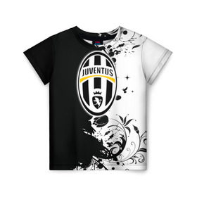Детская футболка 3D с принтом Juventus4 в Тюмени, 100% гипоаллергенный полиэфир | прямой крой, круглый вырез горловины, длина до линии бедер, чуть спущенное плечо, ткань немного тянется | football | juve | juventus | seria a | бьянконери | серия а | футбол | чемпионат италии | юве | ювентус
