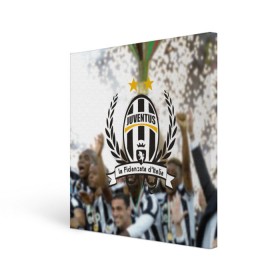 Холст квадратный с принтом Juventus5 в Тюмени, 100% ПВХ |  | Тематика изображения на принте: football | juve | juventus | seria a | бьянконери | серия а | футбол | чемпионат италии | юве | ювентус