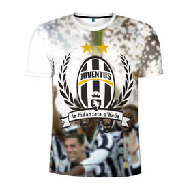 Мужская футболка 3D спортивная с принтом Juventus5 в Тюмени, 100% полиэстер с улучшенными характеристиками | приталенный силуэт, круглая горловина, широкие плечи, сужается к линии бедра | football | juve | juventus | seria a | бьянконери | серия а | футбол | чемпионат италии | юве | ювентус