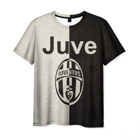 Мужская футболка 3D с принтом Juventus6 в Тюмени, 100% полиэфир | прямой крой, круглый вырез горловины, длина до линии бедер | football | juve | juventus | seria a | бьянконери | серия а | футбол | чемпионат италии | юве | ювентус