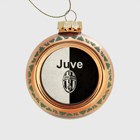 Стеклянный ёлочный шар с принтом Juventus6 в Тюмени, Стекло | Диаметр: 80 мм | football | juve | juventus | seria a | бьянконери | серия а | футбол | чемпионат италии | юве | ювентус