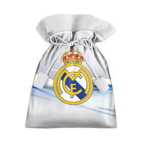 Подарочный 3D мешок с принтом Реал Мадрид в Тюмени, 100% полиэстер | Размер: 29*39 см | Тематика изображения на принте: real madrid | испания | португалия