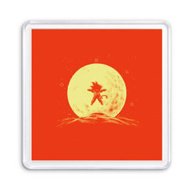 Магнит 55*55 с принтом Moon в Тюмени, Пластик | Размер: 65*65 мм; Размер печати: 55*55 мм | anime | dragon ball | goku | аниме | гоку | драконий жемчуг | жемчуг дракона