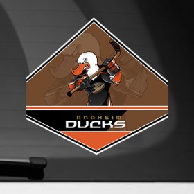 Наклейка на автомобиль с принтом NHL: Anaheim Ducks в Тюмени, ПВХ |  | 