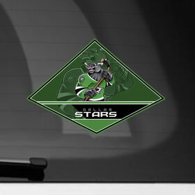 Наклейка на автомобиль с принтом NHL: Dallas Stars в Тюмени, ПВХ |  | Тематика изображения на принте: 