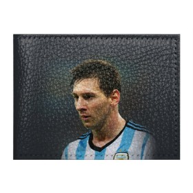 Обложка для студенческого билета с принтом Leo Messi в Тюмени, натуральная кожа | Размер: 11*8 см; Печать на всей внешней стороне | fc barcelona | football | lionel messi | messi | аргентина | барса | лео месси | фк барселона | футбол