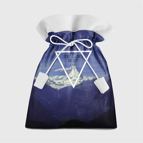 Подарочный 3D мешок с принтом MINIMALISM POST#2 в Тюмени, 100% полиэстер | Размер: 29*39 см | Тематика изображения на принте: minimalism | арт | горы | звезды | лес. | минимализм | ночное небо | обои | популярные | природа | снег