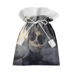 Подарочный 3D мешок с принтом Dia de los muertos в Тюмени, 100% полиэстер | Размер: 29*39 см | девушка | день мёртвых | дым | зомби | мертвец | праздник