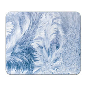 Коврик прямоугольный с принтом Морозные узоры в Тюмени, натуральный каучук | размер 230 х 185 мм; запечатка лицевой стороны | Тематика изображения на принте: frost | happy | new | year | год | иней | мороз | новогодние | новый | снег