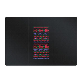 Магнитный плакат 3Х2 с принтом Новогодний свитер Крепкий орешек в Тюмени, Полимерный материал с магнитным слоем | 6 деталей размером 9*9 см | 2017 | new year | крепкий | новогодний | орешек