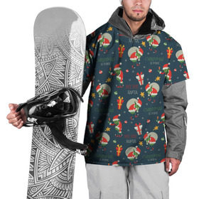 Накидка на куртку 3D с принтом Гринч в Тюмени, 100% полиэстер |  | Тематика изображения на принте: ангел | ёлка | ель | зима | колокольчик | нг | новый год | олень | рождество | санта | снег