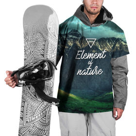 Накидка на куртку 3D с принтом Стихия земли в Тюмени, 100% полиэстер |  | Тематика изображения на принте: earth | element | nature | горы | земля | кара | стихия