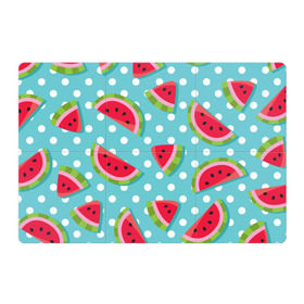 Магнитный плакат 3Х2 с принтом Арбузный рай в Тюмени, Полимерный материал с магнитным слоем | 6 деталей размером 9*9 см | Тематика изображения на принте: berry | eat | fruit | pattern | sweet | watermelon | арбуз | еда | сладость | узор | фрукт | ягода