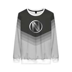 Женский свитшот 3D с принтом EnVyUs Uniform в Тюмени, 100% полиэстер с мягким внутренним слоем | круглый вырез горловины, мягкая резинка на манжетах и поясе, свободная посадка по фигуре | 