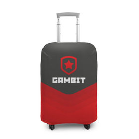 Чехол для чемодана 3D с принтом Gambit Gaming Uniform в Тюмени, 86% полиэфир, 14% спандекс | двустороннее нанесение принта, прорези для ручек и колес | counter strike | cs go | gambit | swat | terrorist | гамбит | контр страйк | кс го | спецназ