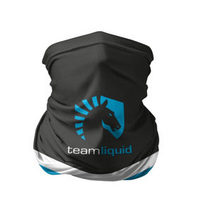 Бандана-труба 3D с принтом Team Liquid Uniform в Тюмени, 100% полиэстер, ткань с особыми свойствами — Activecool | плотность 150‒180 г/м2; хорошо тянется, но сохраняет форму | dota | ggwp | glhf | team | team liquid | дота | игра | тим ликвид | униформа