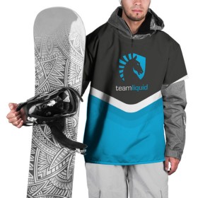 Накидка на куртку 3D с принтом Team Liquid Uniform в Тюмени, 100% полиэстер |  | dota | ggwp | glhf | team | team liquid | дота | игра | тим ликвид | униформа