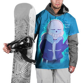 Накидка на куртку 3D с принтом winter Sans в Тюмени, 100% полиэстер |  | sans | андертейл | подземелье | санс
