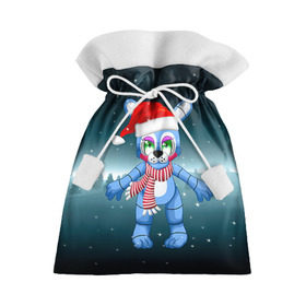 Подарочный 3D мешок с принтом Five Nights At Freddy`s в Тюмени, 100% полиэстер | Размер: 29*39 см | fnaf | freddy | бонни | медведь | мишка | фнаф | фокси | фредди