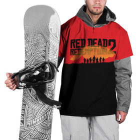 Накидка на куртку 3D с принтом Red Dead Redemption 2 в Тюмени, 100% полиэстер |  | rdr | rdr2 | red dead redemption 2 | rockstar | дикий запад | ковбои