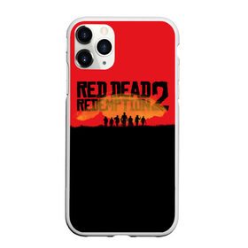 Чехол для iPhone 11 Pro матовый с принтом Red Dead Redemption 2 в Тюмени, Силикон |  | rdr | rdr2 | red dead redemption 2 | rockstar | дикий запад | ковбои