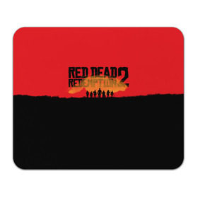 Коврик прямоугольный с принтом Red Dead Redemption 2 в Тюмени, натуральный каучук | размер 230 х 185 мм; запечатка лицевой стороны | Тематика изображения на принте: rdr | rdr2 | red dead redemption 2 | rockstar | дикий запад | ковбои