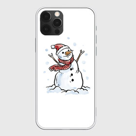 Чехол для iPhone 12 Pro Max с принтом Снеговик в Тюмени, Силикон |  | happy new year | new year | santa claus | дед мороз | дедушка мороз | новый год | санта клаус | снеговик