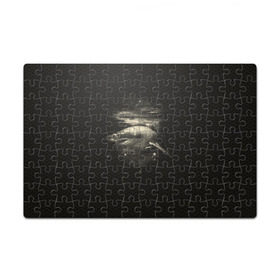Пазл магнитный 126 элементов с принтом Cosmic Shark в Тюмени, полимерный материал с магнитным слоем | 126 деталей, размер изделия —  180*270 мм | space | галактика | космос | рыба