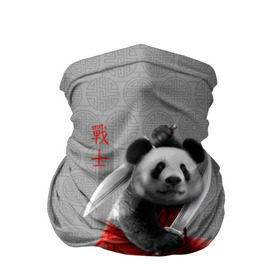 Бандана-труба 3D с принтом Master Panda в Тюмени, 100% полиэстер, ткань с особыми свойствами — Activecool | плотность 150‒180 г/м2; хорошо тянется, но сохраняет форму | ninja | panda | ниндзя | панда