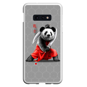 Чехол для Samsung S10E с принтом Master Panda в Тюмени, Силикон | Область печати: задняя сторона чехла, без боковых панелей | ninja | panda | ниндзя | панда