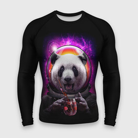 Мужской рашгард 3D с принтом Panda Cosmonaut в Тюмени,  |  | bear | galaxy | panda | space | star | астронавт | галактика | звезда | космонавт | космос | медведь | панда