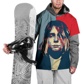 Накидка на куртку 3D с принтом Kurt Cobain в Тюмени, 100% полиэстер |  | Тематика изображения на принте: curt | hope | kobain | nirvana | кобейн | курт | нирвана