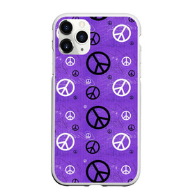 Чехол для iPhone 11 Pro матовый с принтом Peace в Тюмени, Силикон |  | abstract | hippie | hipster | swag | tie dye | абстракция | свэг | текстура | хиппи | хипстер