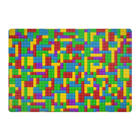 Магнитный плакат 3Х2 с принтом Лего в Тюмени, Полимерный материал с магнитным слоем | 6 деталей размером 9*9 см | Тематика изображения на принте: дети | конструктор | лего