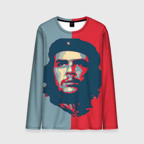 Мужской лонгслив 3D с принтом Che Guevara в Тюмени, 100% полиэстер | длинные рукава, круглый вырез горловины, полуприлегающий силуэт | че гевара
