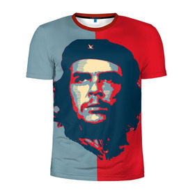 Мужская футболка 3D спортивная с принтом Che Guevara в Тюмени, 100% полиэстер с улучшенными характеристиками | приталенный силуэт, круглая горловина, широкие плечи, сужается к линии бедра | Тематика изображения на принте: че гевара