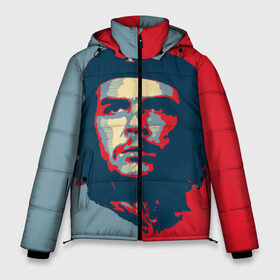 Мужская зимняя куртка 3D с принтом Che Guevara в Тюмени, верх — 100% полиэстер; подкладка — 100% полиэстер; утеплитель — 100% полиэстер | длина ниже бедра, свободный силуэт Оверсайз. Есть воротник-стойка, отстегивающийся капюшон и ветрозащитная планка. 

Боковые карманы с листочкой на кнопках и внутренний карман на молнии. | че гевара