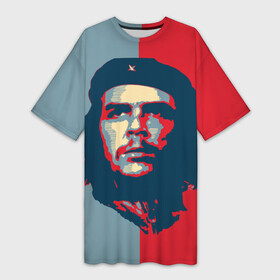 Платье-футболка 3D с принтом Che Guevara в Тюмени,  |  | Тематика изображения на принте: че гевара
