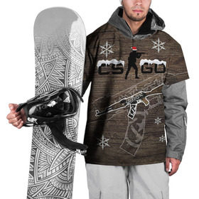 Накидка на куртку 3D с принтом Новогодний cs:go пустынный повстанец в Тюмени, 100% полиэстер |  | Тематика изображения на принте: counter | csgo | strike | кейс | кс го | ксго | повстанец | пустынный | скин