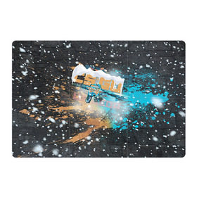Магнитный плакат 3Х2 с принтом Новогодний cs:go шедевр в Тюмени, Полимерный материал с магнитным слоем | 6 деталей размером 9*9 см | counter | csgo | strike | кейс | кс го | ксго | скин