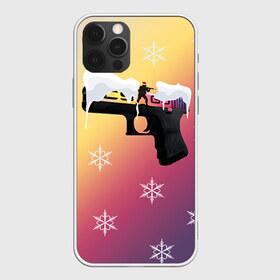 Чехол для iPhone 12 Pro Max с принтом Новогодний csgo градиент в Тюмени, Силикон |  | Тематика изображения на принте: counter | csgo | strike | кейс | кс го | ксго | скин