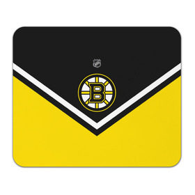 Коврик прямоугольный с принтом Boston Bruins в Тюмени, натуральный каучук | размер 230 х 185 мм; запечатка лицевой стороны | Тематика изображения на принте: america | canada | hockey | nhl | usa | америка | бостон | брюинз | канада | лед | нхл | сша | хоккей