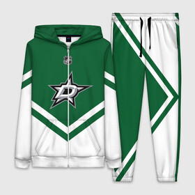 Женский костюм 3D с принтом Dallas Stars в Тюмени,  |  | america | canada | hockey | nhl | usa | америка | даллас | канада | лед | нхл | старз | сша | хоккей