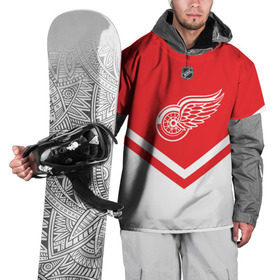 Накидка на куртку 3D с принтом Detroit Red Wings в Тюмени, 100% полиэстер |  | america | canada | hockey | nhl | usa | америка | детройт | канада | лед | нхл | ред | сша | уингз | хоккей