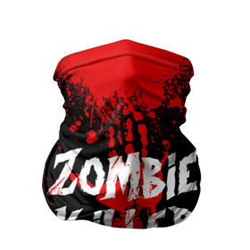 Бандана-труба 3D с принтом Zombie Killer в Тюмени, 100% полиэстер, ткань с особыми свойствами — Activecool | плотность 150‒180 г/м2; хорошо тянется, но сохраняет форму | blood | dark | killer | monster | zombie | зомби | кровь | монстр | нечисть